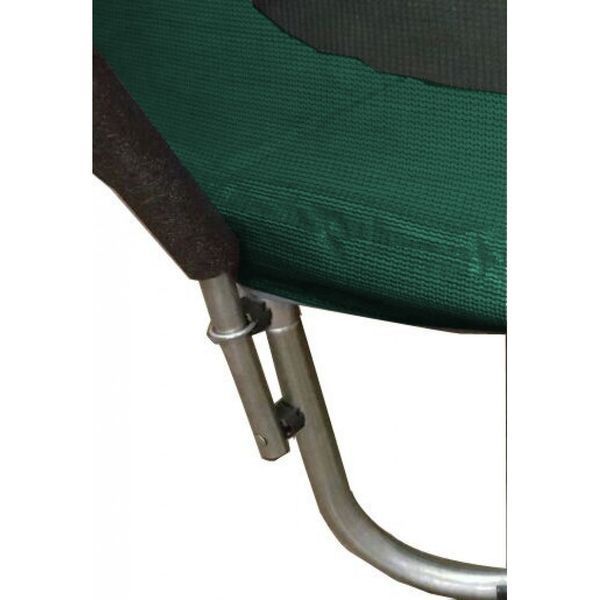 Батут дитячий 312 см з внутрішньою сіткою та драбинкою Atleto зелений Код 21000503 фото